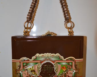 Brown My Father Cigars Purse with Paracord Handle