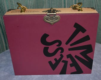 Timeless Cigar Box Purse - Wood Handbag