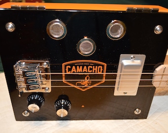 CAMACHO (Orange) Cigar Box Guitar - RH CBG