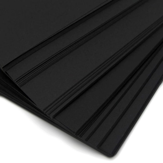 Black Fancy Paper 280 gr 35*50 - Free Expres Shipping