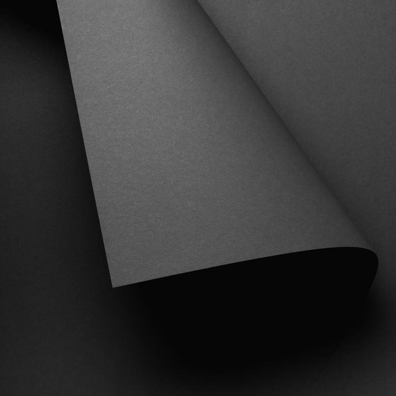 Dark Gray Fancy Paper 280 gr 35*50 cm- Free Express Shipping