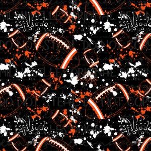 Bengals football colors seamless **this is a digital seamless design. NOT a physical item**