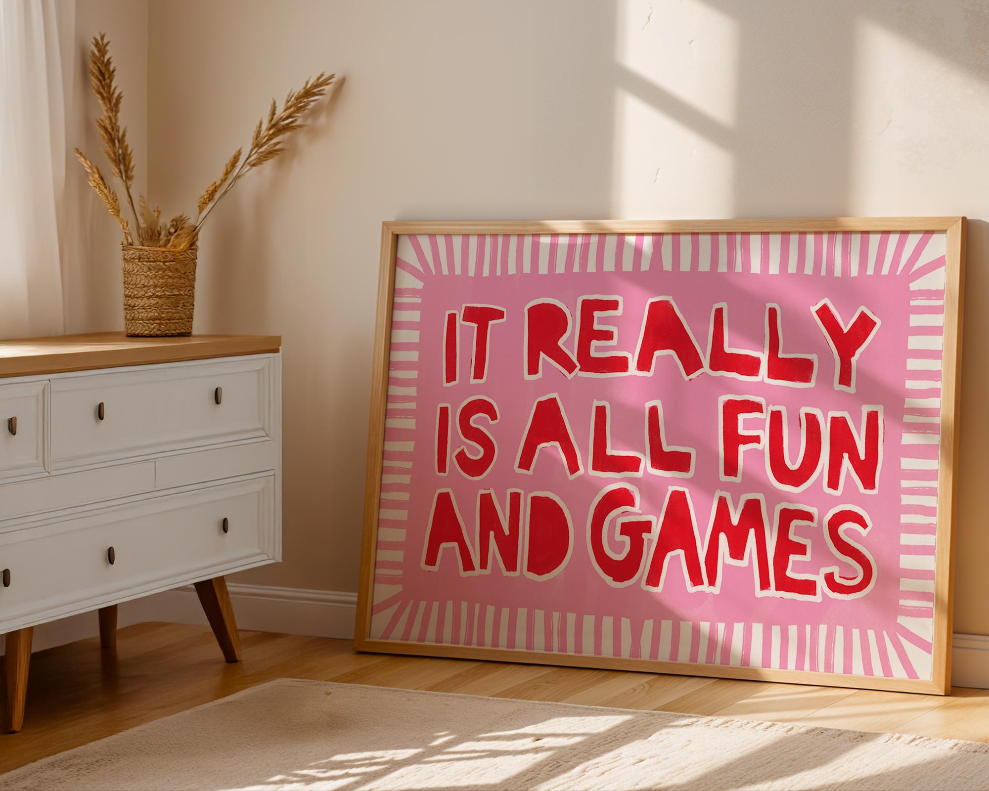 Ironically Pink Funny Pink Quote Print: Ironic Dorm Art (digital Download) - Etsy