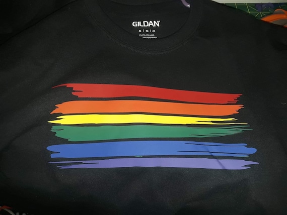 Rainbow Stripe T Shirt
