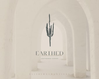 Premade Minimalist Logo| Feminine Logo Design | Botanical Logo | Custom Logo Design | Modern Logo | Boho Logo | Business Logo | Logo Design