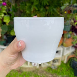 4” White Planter Vase | Pot |