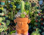 Indian Mayan Aztec Inca Living Colorful Succulent Arrangement