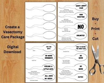 Husband Vasectomy basket snip snip vasectomy gift for vasectomy party, funny vasectomy basket diy vasectomy kit printable day snip snip gift