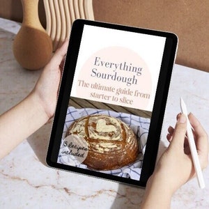 Sourdough Guide Cookbook | Sourdough Guidebook | Sourdough Starter Guide Digital Download | Homemaking Kitchen | Sourdough 101