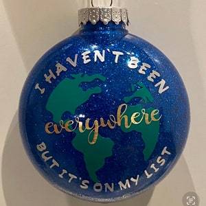 Travel Theme Ornament