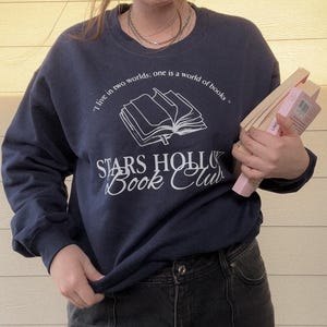 Stars Book Club crewneck | Bookish Sweatshirt Merch | Reader Shirt Gifts | Bookstagram | Booktok | Bookworm Gifts