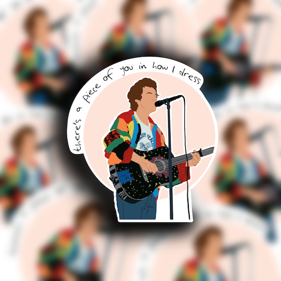 Cherry Cardigan Lyrics Sticker Decal Etsy