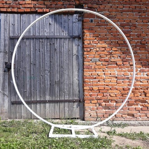 Round Wedding Arch / Metal arch/ Ceremony arch Wedding/ Wedding Decor/ Backdrop Wedding/ Decorations Arch
