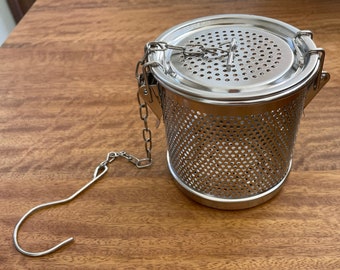Tea Ball Infuser, Spice Filter, Stainless Steel Wire Mesh, Seasoning Bag Filter, Tea Ball Strainer, Soup Seasonings Separation Basket