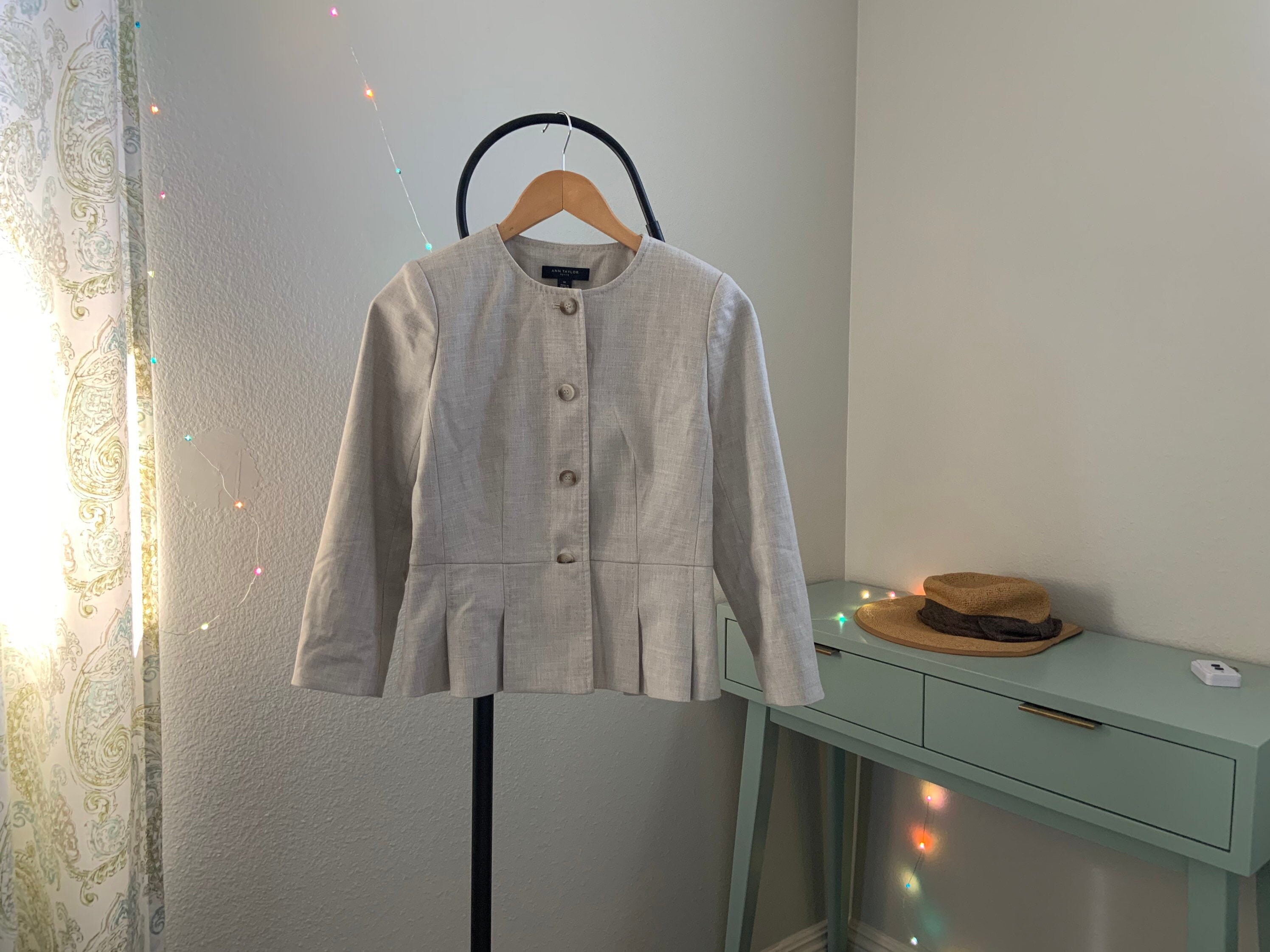 petite peplum jacket