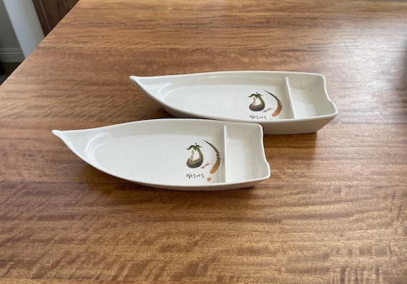 Set Sushi Per 2 Persone - 8 Pezzi In Melamina: Piatti, Ciotole, Bacchette - Nero