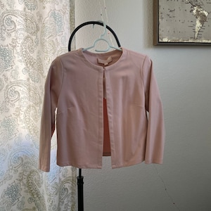 Women Blush Pink Jacket, Women Pink Blazer