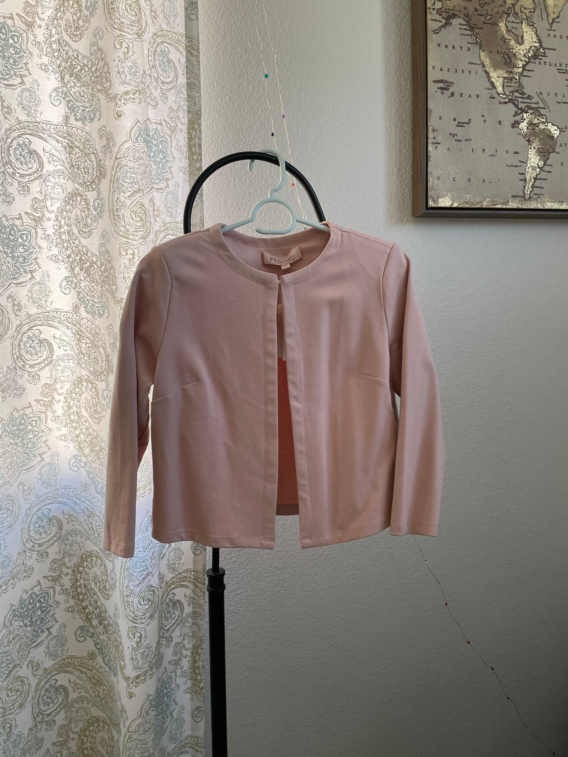 Women Blush Pink Jacket Women Pink Blazer