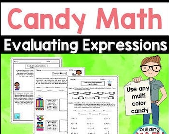 Candy Math Activity - Evaluating Expressions