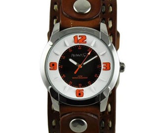 Silver-Tone Stainless Steel Analog Watch