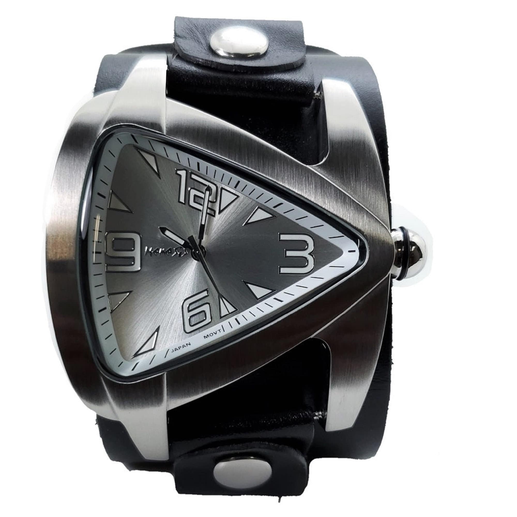 Nemesis Leather Watch Bands Showcasing a classic and versatile combination with this  main image 2