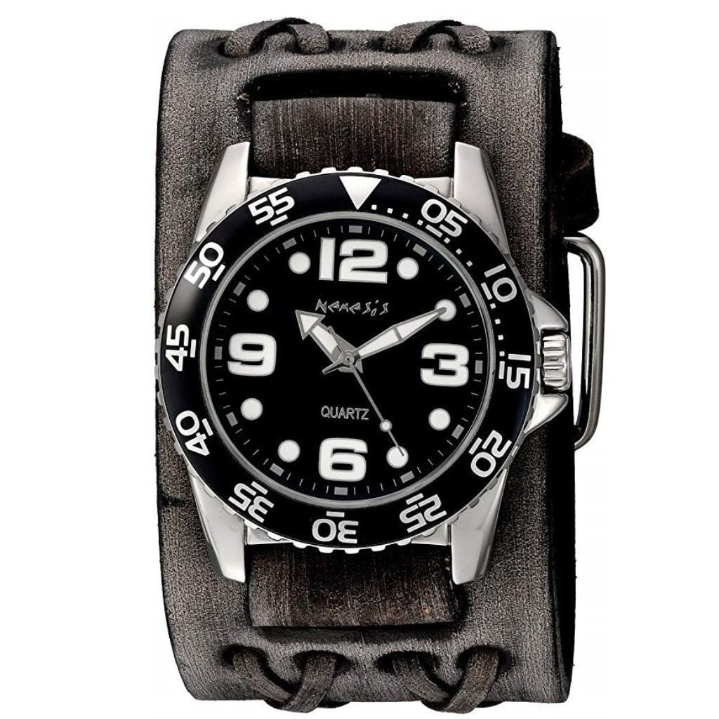 Mens wide store band watches