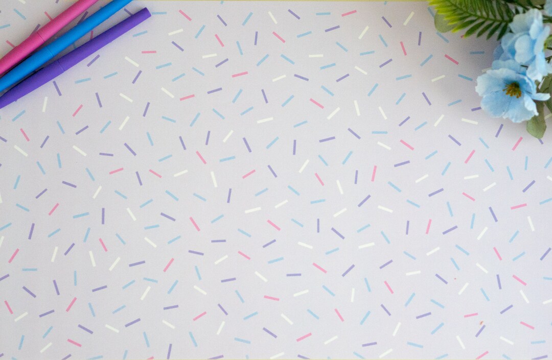 Purple Sprinkles Wrapping Paper / Gift Wrap Etsy