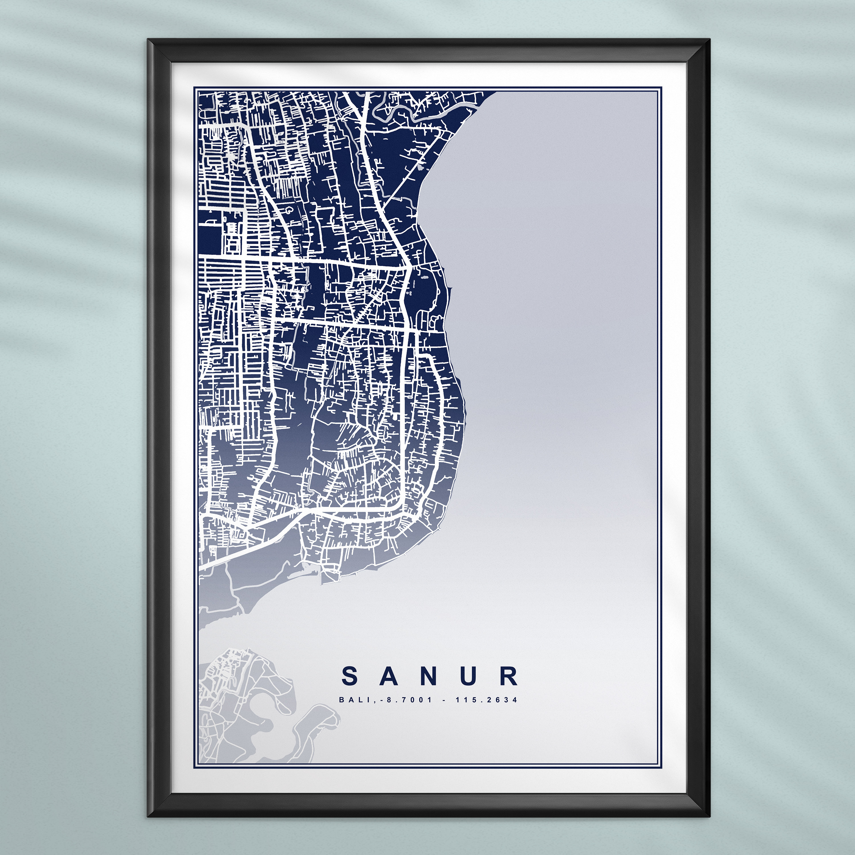 Custom City Map Poster Any City Map Print Personalised Wall Etsy