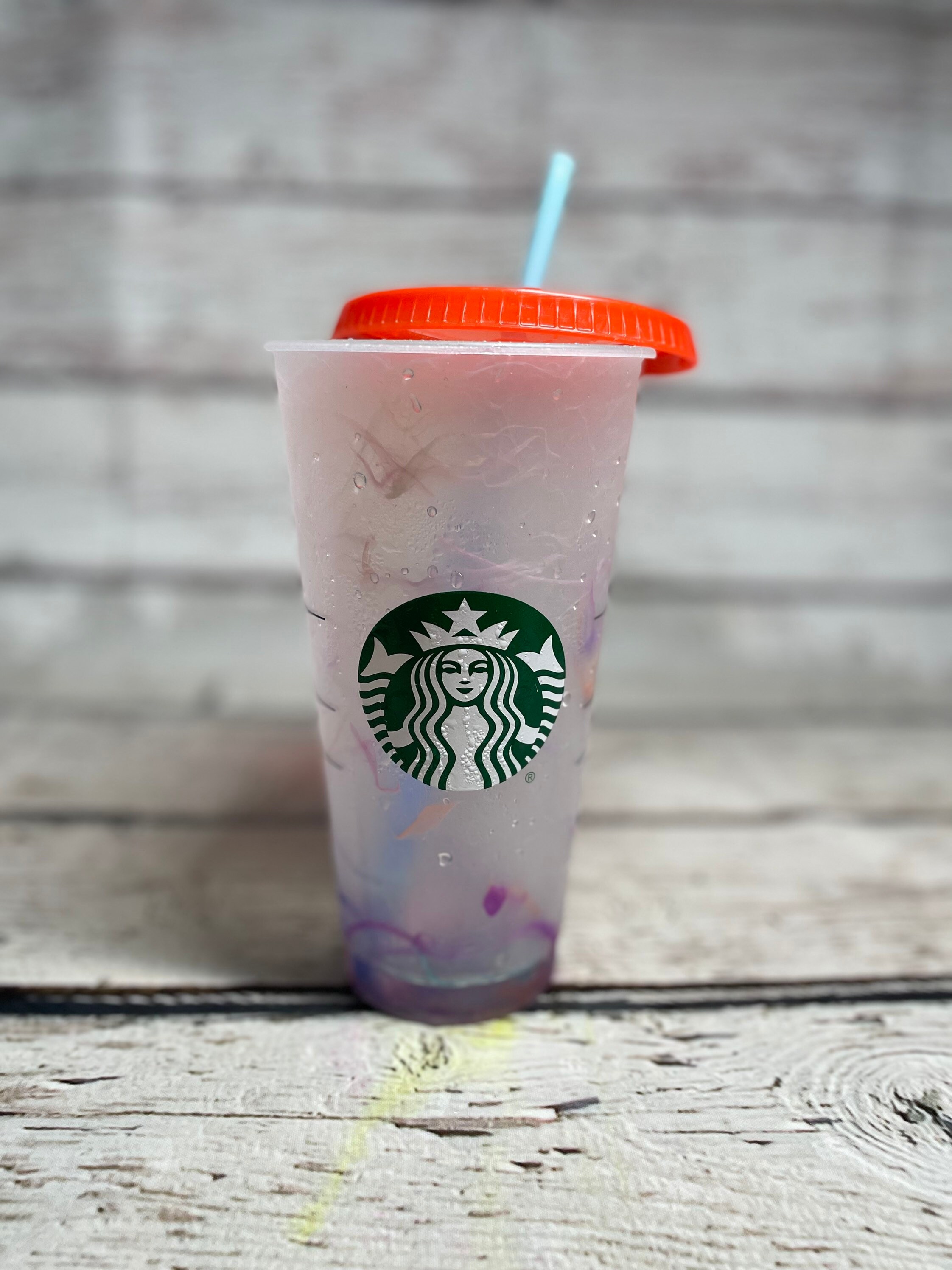 Starbucks Marble Color Changing Tumbler Etsy UK
