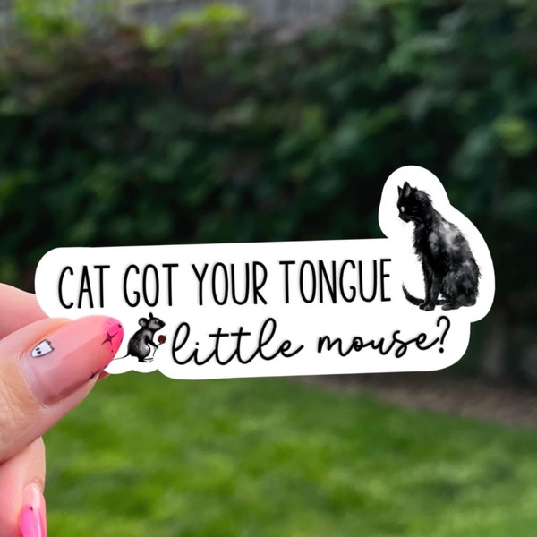 Haunting Adeline Book Sticker - Cat Got Your Tongue | Zade Meadows Sticker | Dark Romance