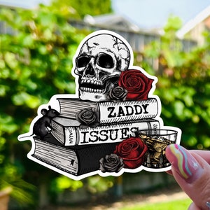 Haunting Adeline Book Sticker - Zaddy Issues | Zade Meadows Sticker | Cat & Mouse