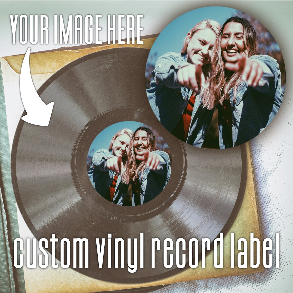 Labels For Song Custom Vinyl Record Label | Wedding Sticker | Our Song | Music Gift ...