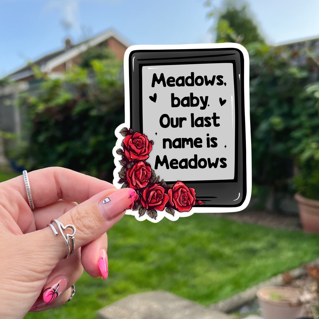 Buy Hunting Adeline Book Sticker Our Last Name is Meadows Zade Online