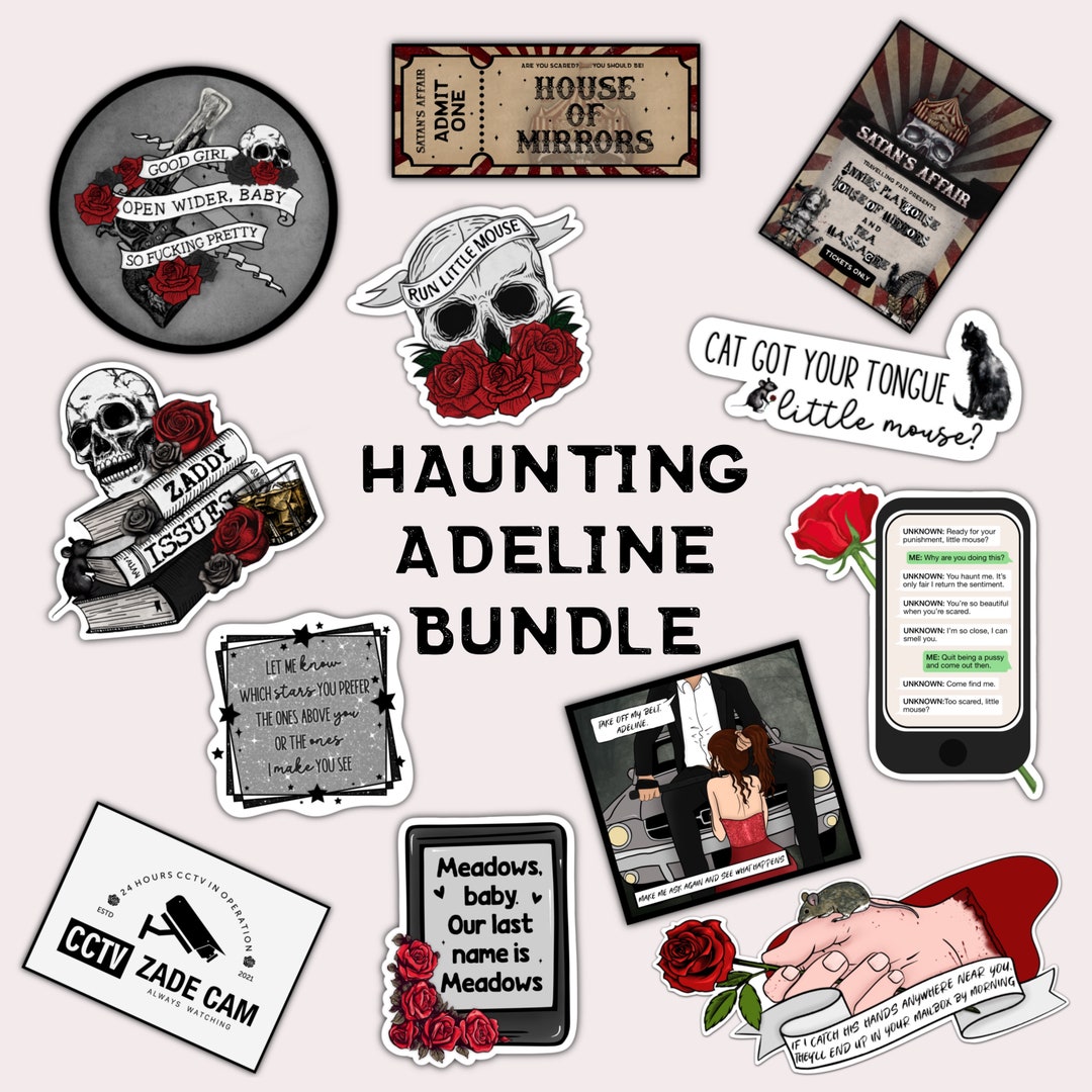 Haunting and Hunting Adeline Sticker Bundle Zade Meadows Etsy UK