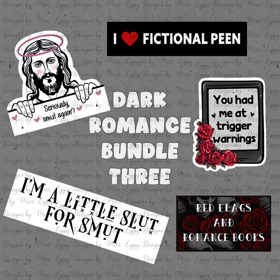 Dark Romance Sticker Bundle | Morally Grey Book Boyfriends | Booktok ...