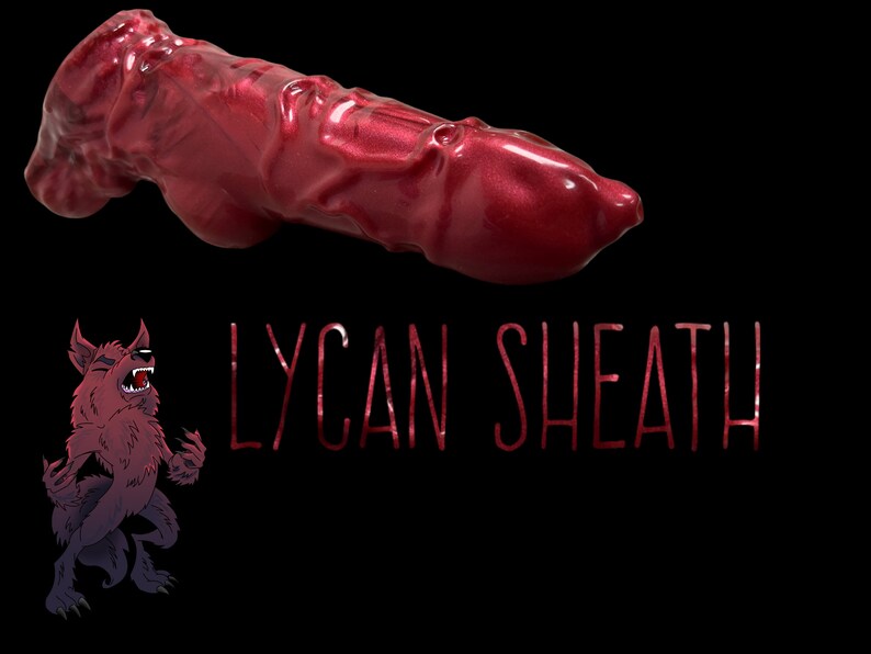 Fantasy Sheath 'Lycan' 100% Body Safe Platinum SIlicone DIldo Sheath 