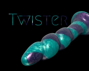 Mature Dildo "Twister" 100% Body Safe Platinum Silicone Dildo