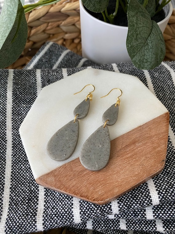 Granite 2024 clay earrings