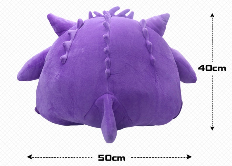Gengar Tongue Quilt Plushie Pillow Pokemon Plush Toy Stuffed Etsy UK