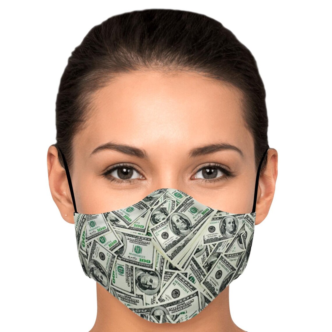 Money Mask Dollars Cash Face Mask With Filter Pocket FREE Etsy