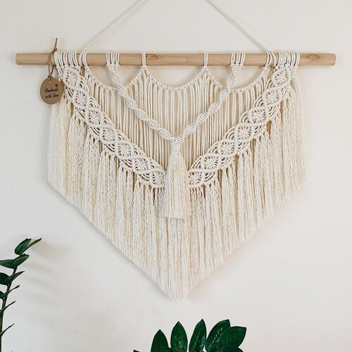 DIY LAYERED MACRAME Wall Hanging Pattern Macrame Photo Etsy