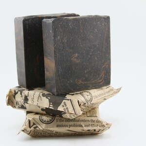 Mahogany Teakwood Men&#39;s Artisan Soap Bar, Gift For Him, Small Batch Handmade Soap