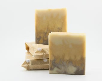 Tumbleweed Artisan Seife, hergestellt mit Kokosmilch, handgemachte Kaltprozessseife