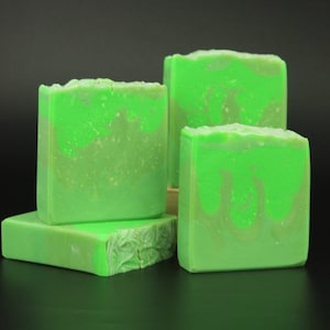 Sour Apple Artisan Soap, Coconut Milk Soap, Handmade Soap
