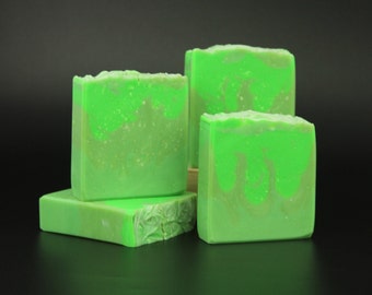 Sour Apple Artisan Soap, Coconut Milk Soap, Handmade Soap