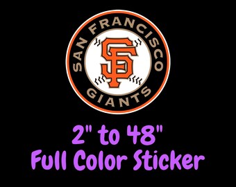 Sf Giants Decal Etsy [ 270 x 340 Pixel ]