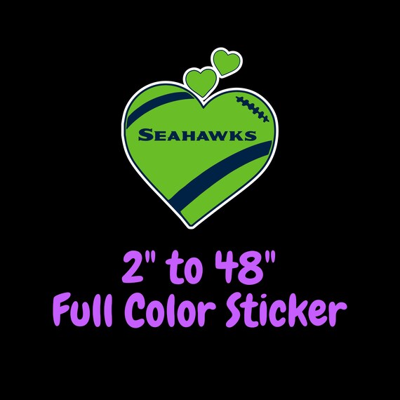 Seattle Seahawks Monogram Decal for YetiSeattle Seahaw Sticker for Car Seattle Seahawks Monogram Decal for YetiSeattle Seahaw Sticker for Car