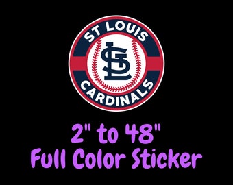 Louis Cardinals Fan Vinyl Sticker Decal Bumper Cornhole Truck Car Window St Louis Cardinals Fan Vinyl Sticker Decal Bumper Cornhole Truck Car Window St