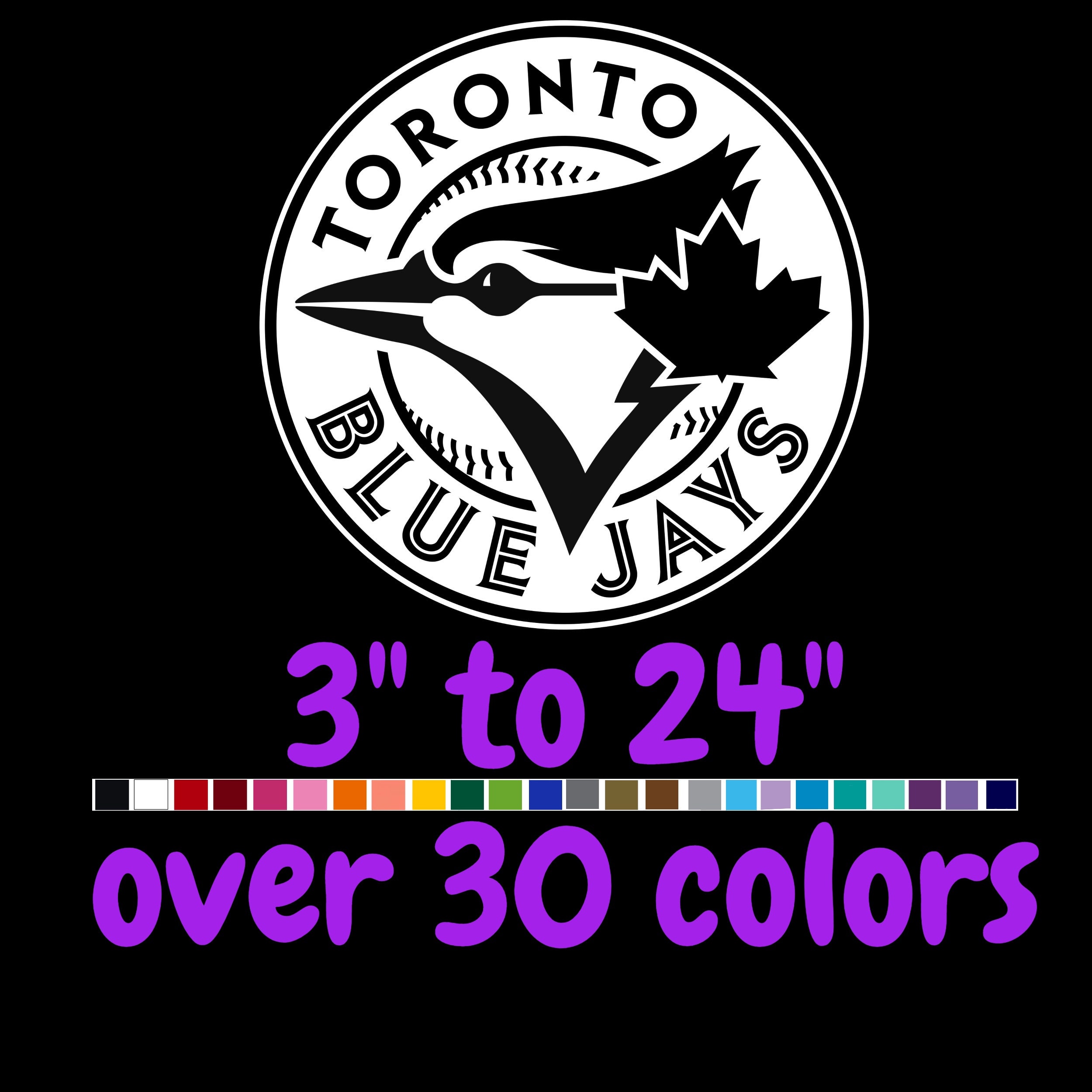 Toronto Blue Jays Vinyl Sticker Hydroflask decal Laptop Etsy