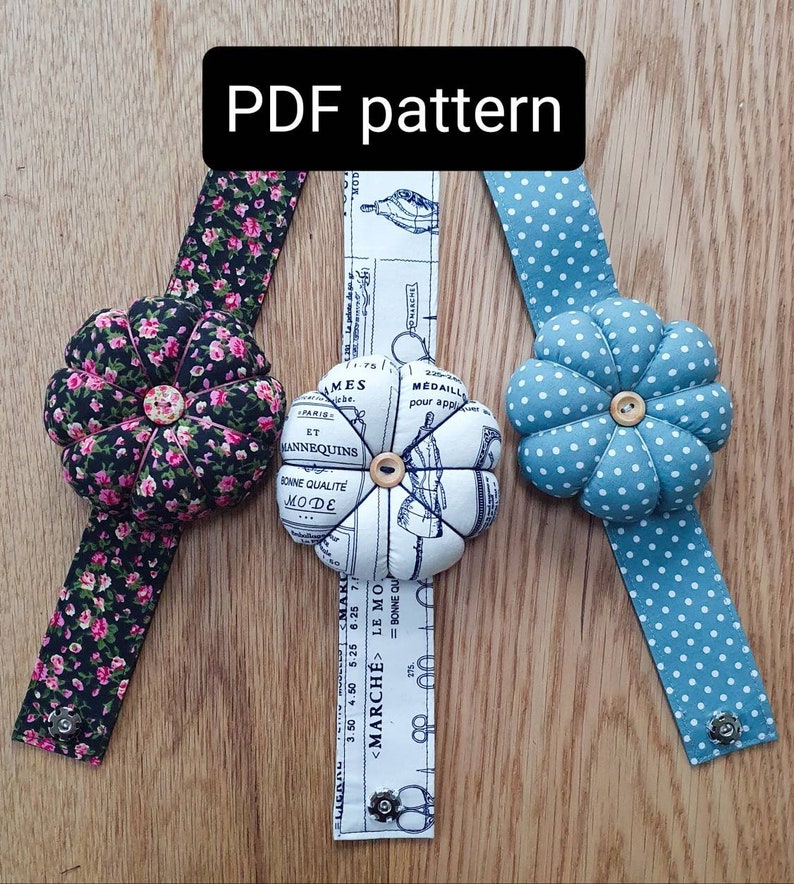 PDF Wrist Pin Cushion Pattern and Instructions/ Wrist Pin Etsy